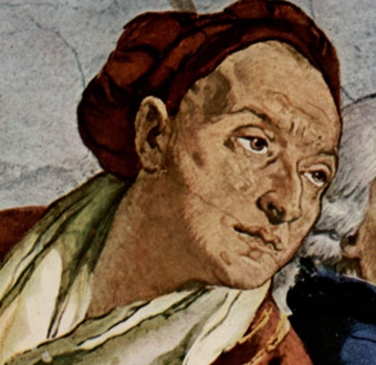 <b>Giovanni Battista</b> Tiepolo hat sich auf dem Deckenfresko im Treppenhaus der <b>...</b> - Giovanni_Battista_Tiepolo