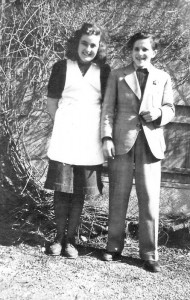 Judith Hirsch und ihr Freund Erwin Weil an Ostern 1942 (Foto: Judy Rosenberg) 